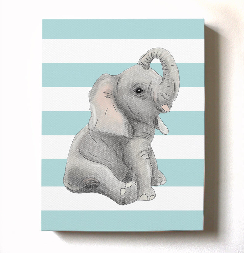 Cute Elephant Elephant Nursery Decor Baby Elephant Boy Nursery