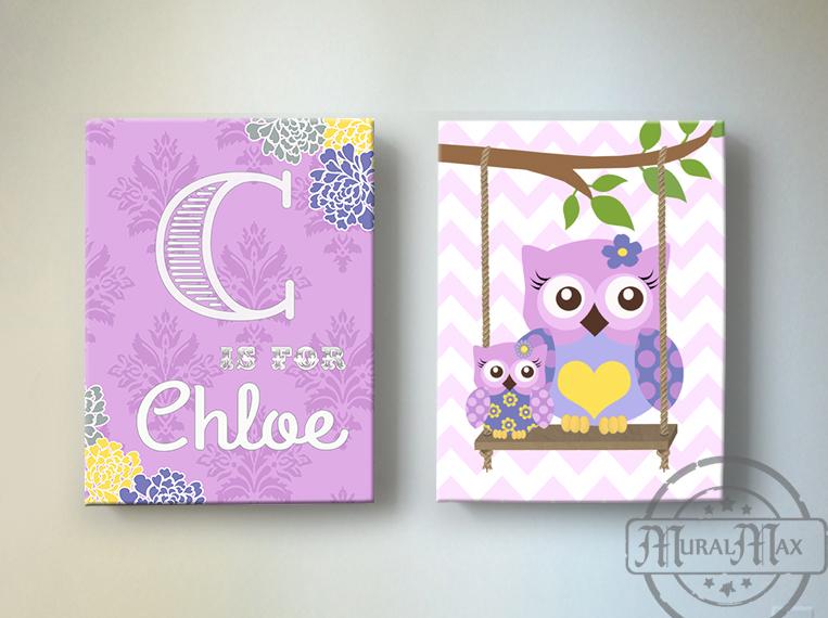 http://muralmax.net/cdn/shop/products/baby-girl-nursery-wall-art-personalized-owl-canvas-art-purple-nursery-decor-set-of-2-muralmax_763x.jpg?v=1562761926