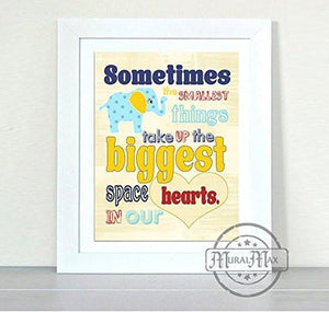 Nursery Rhyme - Some of The Biggest Things - Unframed Print-B01D7RTQ4S-MuralMax Interiors
