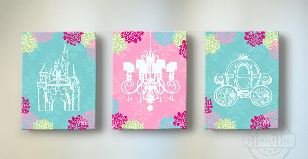 Toddler Girl Room Decor Princess Nursery Decor Castle