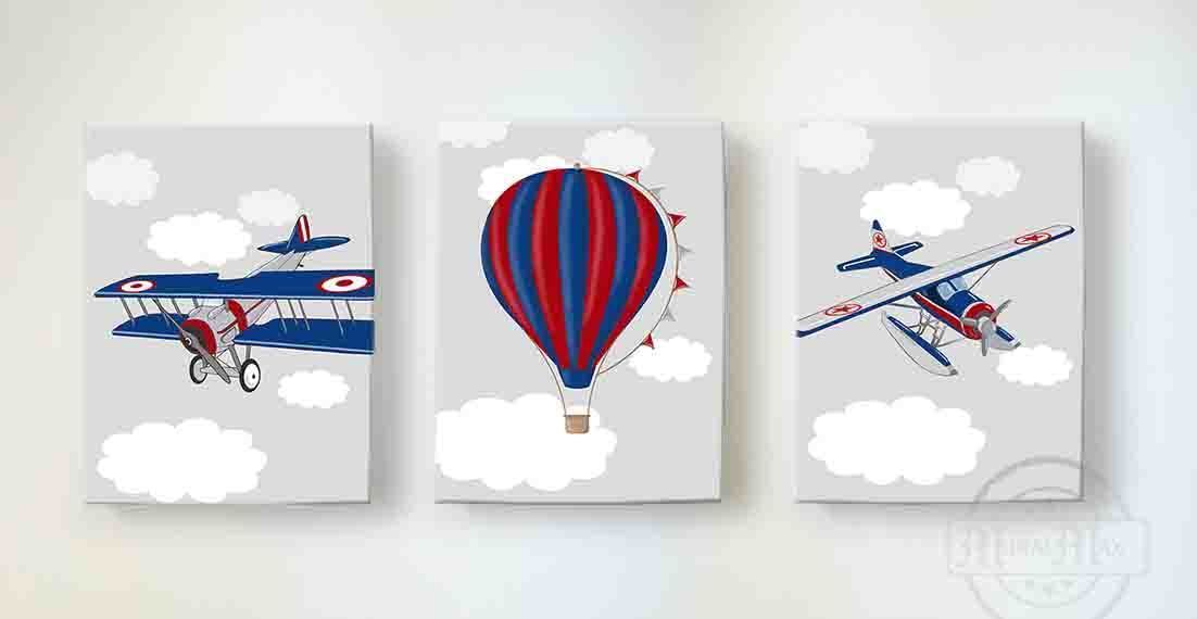 Hot air shop balloon airplane