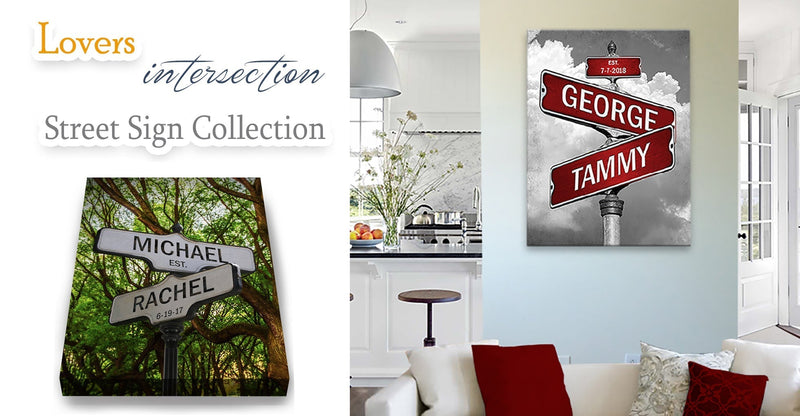 The Perfect Anniversary Gift: A Personalized Street Sign with Your Nam ...