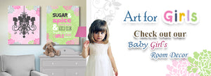   Art For Girls Check out our baby Girls room decor - MuralMax 