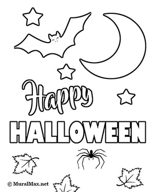 Free Halloween Pumpkin Coloring Page for KidsMuralMax Interiors