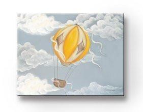 Hot Air Balloon Theme - Aviation Canvas Art-B018ISJYKM-MuralMax Interiors