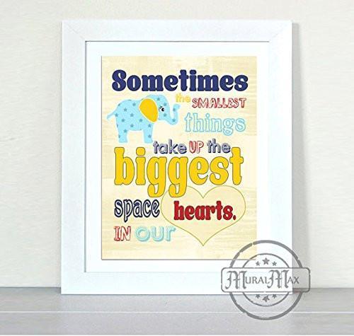 Nursery Rhyme - Some of The Biggest Things - Unframed Print-B01D7RTQ4S