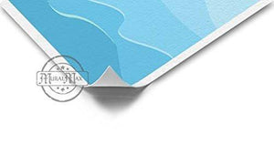 Ocean Aquarium Theme - You Are My Sunshine Collection - Unframed Prints - Set of 3-B018KOBYQQ-MuralMax Interiors