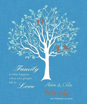 Personalized Family Tree - Family Is What Happens When Two People Fall In Love - Unframed Print-B01D7QXH6W-MuralMax Interiors