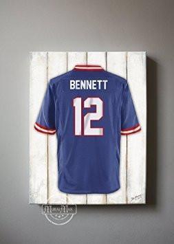 Personalized - New York Giant Football Theme - The Canvas Sporting Event Collection-B018KOATEO-MuralMax Interiors