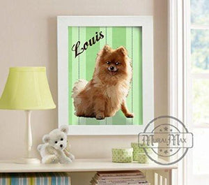 Personalized Puppy Dog Collection - Unframed Print-B018KOEJT0-MuralMax Interiors