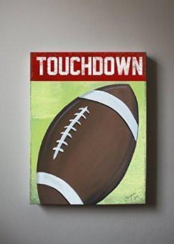 Touchdown Football Theme - The Canvas Sporting Event Collection-B018ISN91C-MuralMax Interiors