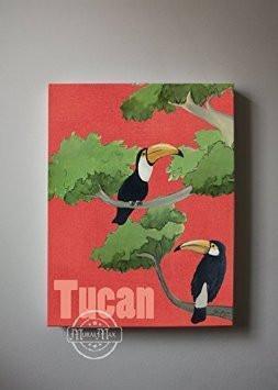 Tucam Family Safari Collection - Canvas Decor - Set of 2-B018ISNYSU-MuralMax Interiors