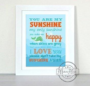 You Are My Sunshine Collection - Unframed Print-B018KOC0IM